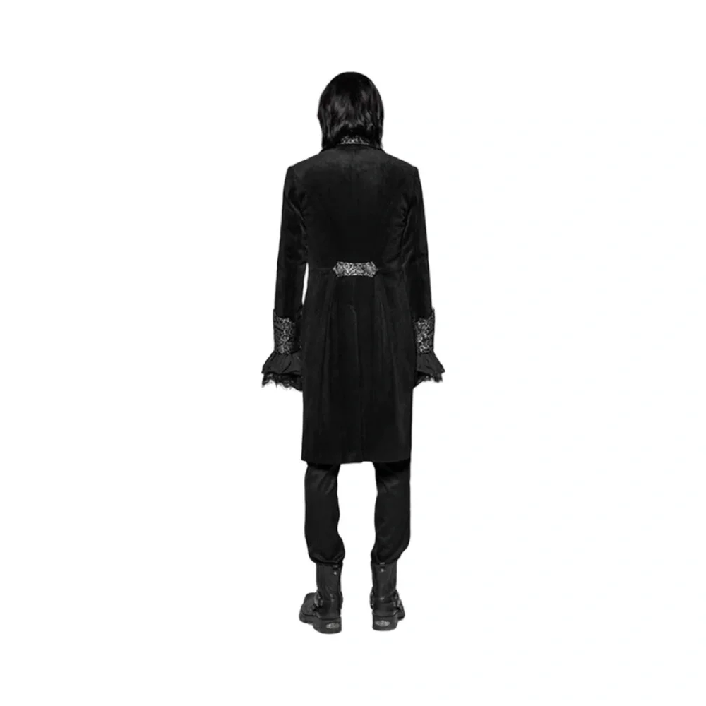 Neo Victorian Men's Black Military Jacket [L]